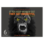 Guerrilla Girls concertina postcard book